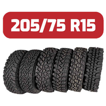 Obrázok pre kategóriu Offroadové pneumatiky 205/75 R15