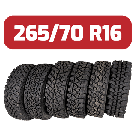 Obrázok pre kategóriu Offroadové pneumatiky 265/70 R16